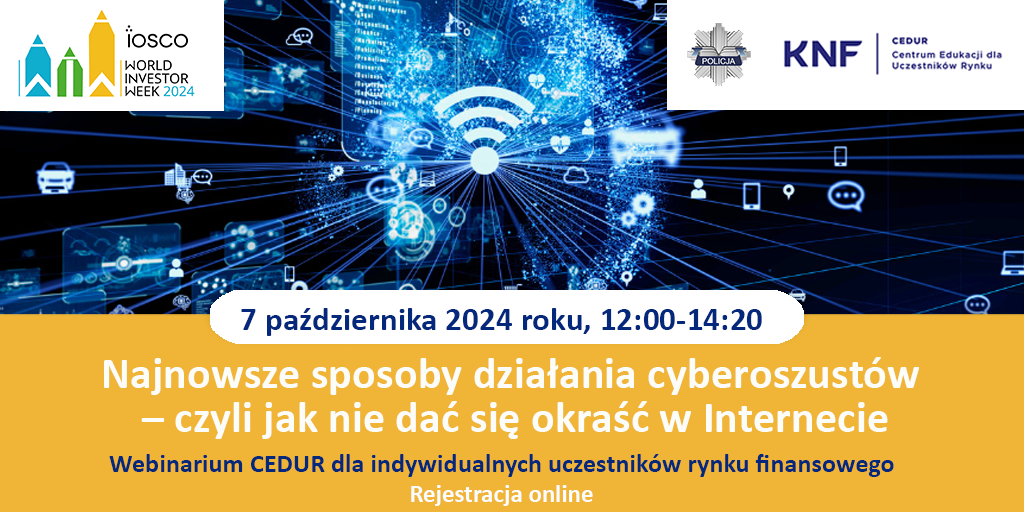 Grafika Urzad KNF webinarium CEDUR dla indywidualnych uczestnikow rynku finansowego 7 pazdziernika 2024 roku 90499