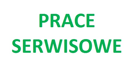 prace serwisowe